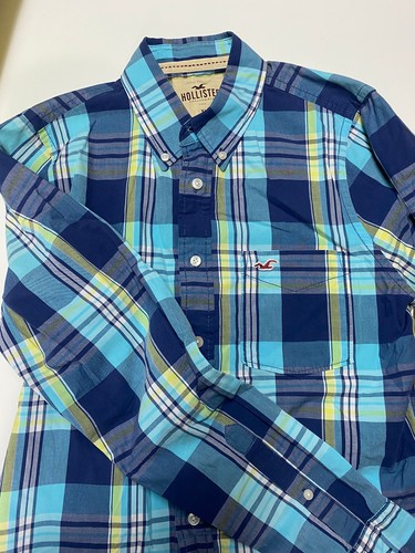 Hollister herren hemd blau - hemd,