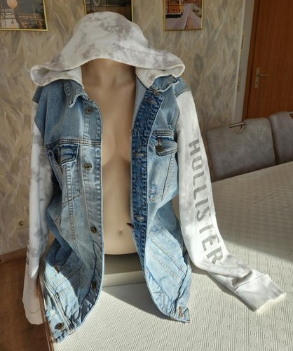 Jeansjacke hollister hoddie - jeansjacke,