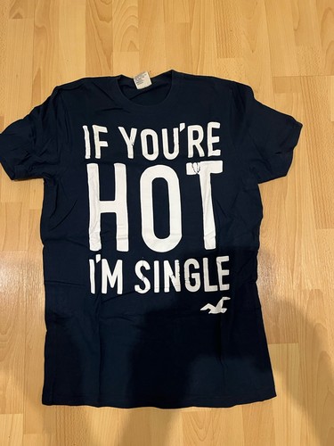 Hollister herren shirt blau - t-shirt,